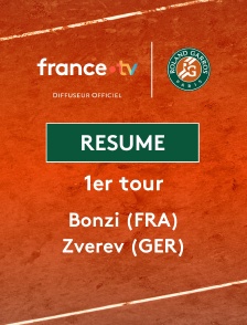 Roland-Garros - 1er tour (H) : le résumé de Benjamin Bonzi vs Alexander Zverev