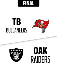 Buccaneers - Raiders