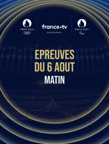 Paris 2024 - Epreuves du 6 août : Session de matin