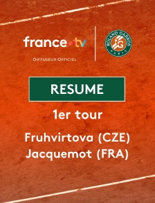 Roland-Garros - 1er tour (F) : le résumé de Linda Fruhvirtova vs Elsa Jacquemot