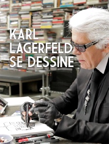 Karl Lagerfeld se dessine