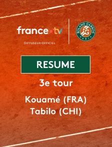 Roland-Garros - 3e tour (H) : le résumé de Moïse Kouamé vs Alejandro Tabilo