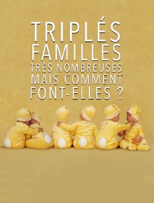 Triplés, familles très nombreuses : mais comment font-elles ?