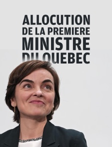 Allocution de la Première ministre du Québec