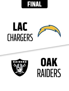 Chargers - Raiders