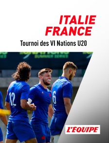 Rugby - Tournoi des VI Nations U20 : Italie / France