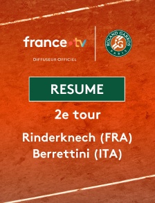 Roland-Garros - 2e tour (H) : Le résumé d'Arthur Rinderknech vs Matteo Berrettini