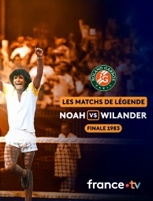 france.tv - Match de légende 1983 :  les meilleurs moments de la finale Yannick Noah vs Mats Wilander en replay