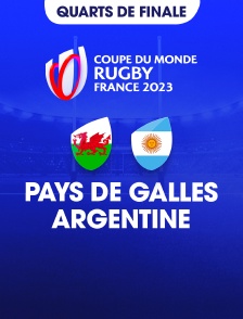 Rugby - Coupe du monde 2023 : 1/4 de finale - Pays de Galles / Argentine