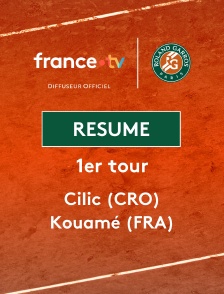 Roland-Garros - 1er tour (H) : le résumé de Marin Cilic vs Moïse Kouamé