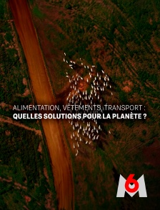 M6 - Alimentation, vêtements, transport : quelles solutions pour la planète ?