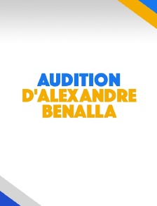 Audition d'Alexandre Benalla