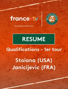 Roland-Garros - Qualifications - 1er tour : le résumé de Mary Stoiana vs Selena Janicijevic