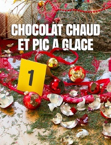 Chocolat chaud et pic à glace