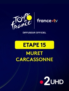 France 2 UHD - Cyclisme - Tour de France - 15e étape . Muret - Carcassonne (169,3 km)
