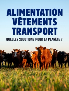 Alimentation, vêtements, transport : quelles solutions pour la planète ?