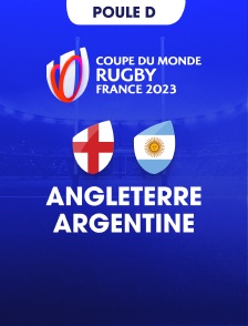 Rugby - Coupe du monde 2023 : Angleterre / Argentine