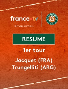 Roland-Garros - 1er tour (H) : le résumé de Kyrian Jacquet vs Marco Trungelliti