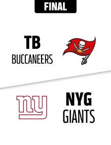 Buccaneers - Giants