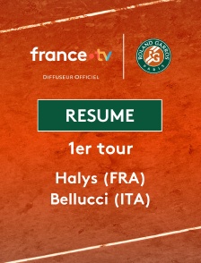 Roland-Garros - 1er tour (H) : le résumé de Quentin Halys vs Mattia Bellucci