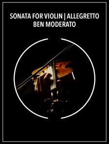 Sonata for violin | Allegretto ben moderato