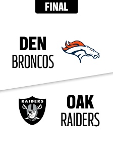 Broncos - Raiders