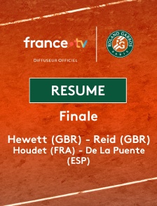 Roland-Garros - Finale double messieurs - tennis fauteuil : le résumé de Alfie Hewett-Gordon Reid vs Stephane Houdet-Martin De La Puente