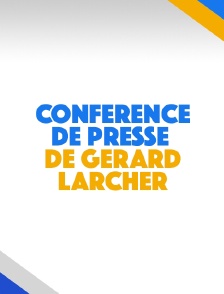 Conférence de presse de Gérard Larcher