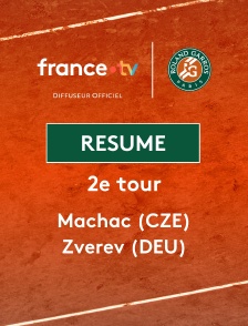 Roland-Garros - 2e tour (H) : le résumé de Tomas Machac vs Alexander Zverev