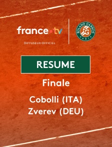 Roland-Garros - Finale (H) : le résumé de Flavio Cobolli vs Alexander Zverev