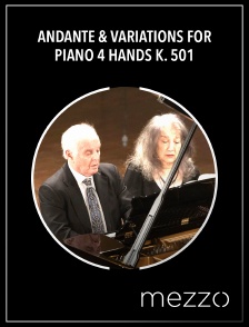 Mezzo - Andante & Variations for piano 4 hands K. 501
