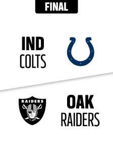 Colts - Raiders