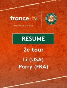 Roland-Garros - 2e tour (F) : le résumé de Ann Li vs Diane Parry