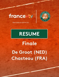 Roland-Garros - Finale (F) - Tennis-fauteuil : le résumé de Diede De Groot vs Ksénia Chasteau