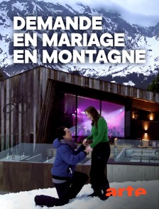 Demande en mariage en montagne