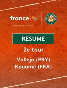 Roland-Garros - 2e tour (H) : le résumé de Adolfo Daniel Vallejo vs Moïse Kouamé