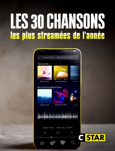 CSTAR - Les 30 chansons les plus streamées de l'année