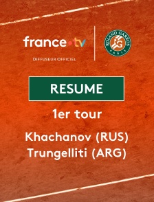 Roland-Garros - 1er tour (H) : le résumé de Karen Khachanov vs Marco Trungelliti