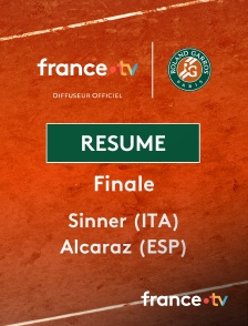 france.tv - Roland-Garros - Finale : le résumé du match Sinner vs Alcaraz