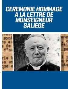 Cérémonie hommage à la lettre de Monseigneur Saliège