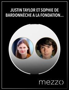 Justin Taylor et Sophie de Bardonnèche à la Fondation Singer Polignac