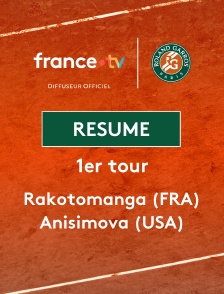 Roland-Garros - 1er tour (F) : le résumé de Sarah Rakotomanga vs Amanda Anisimova