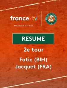 Roland-Garros - Qualifications - 2e tour (H) : le résumé de Nerman Fatic vs Kyrian Jacquet