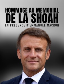 Hommage au mémorial de la Shoah en présence d'Emmanuel Macron