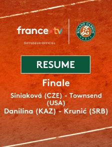 Roland-Garros - Finale double (F) : le résumé de Siniakova/Townsend vs Danilina/Krunic