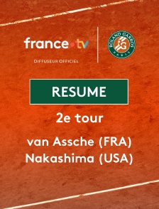 Roland-Garros - 2e tour (H) : le résumé de Luca van Assche vs Brandon Nakashima