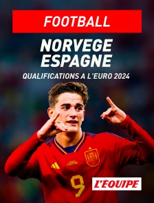 L'Equipe - Football - Qualifications à l'Euro 2024 : Norvège / Espagne