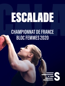 Escalade : Championnat de France  bloc femmes 2020