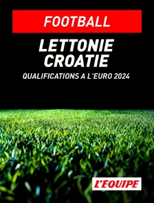 L'Equipe - Football - Qualifications à l'Euro 2024 : Lettonie / Croatie