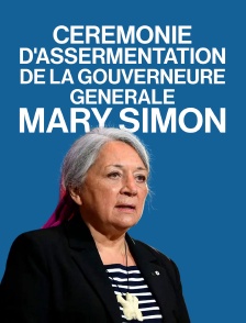 Cérémonie d'assermentation de la gouverneure générale Mary Simon